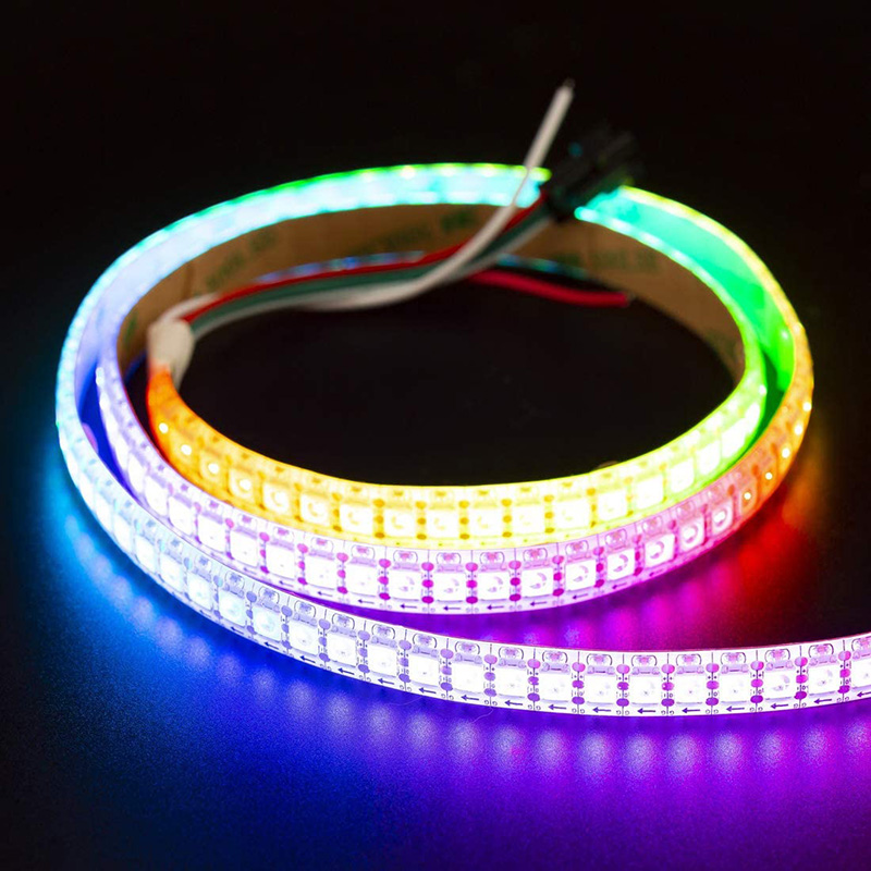 Individually Addressable DC5V HD108 Pixel LED RGB Color Changing LED Strip Lights Individually Addressable DC5V HD108 Pixel LED RGB Color Changing LED Strip Lights